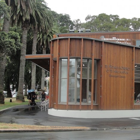 Devonport library exterior from the main road