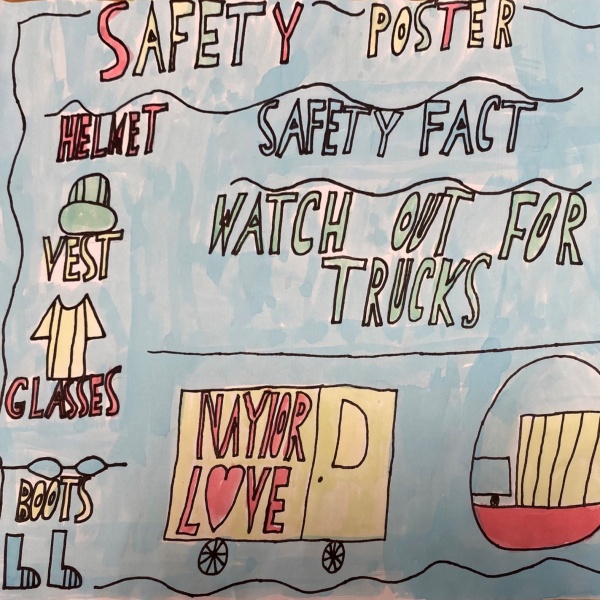 Mesh Safety Banner: Construction Area; Follow These Preventative Guidelines