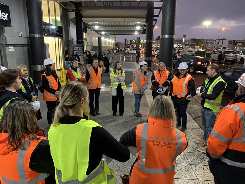 NAWIC site visit to LynnMall (1)