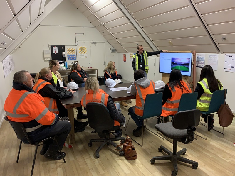 NAWIC site visit to LynnMall (2)