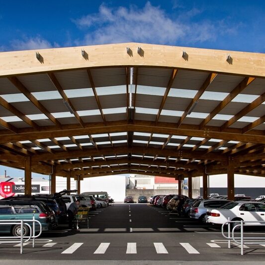 Pak'nSave Petone canopy and car park