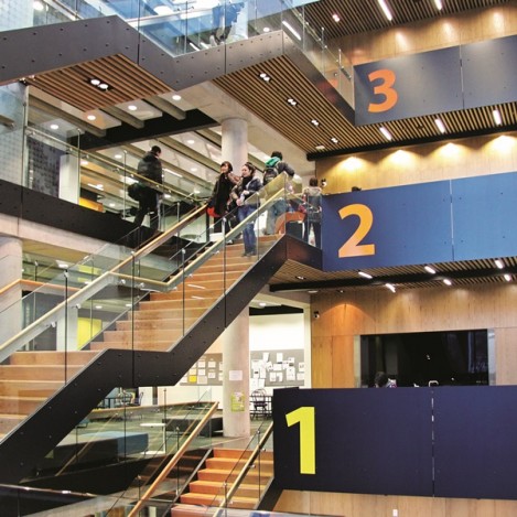 University Plaza Building One interior, University of Otago